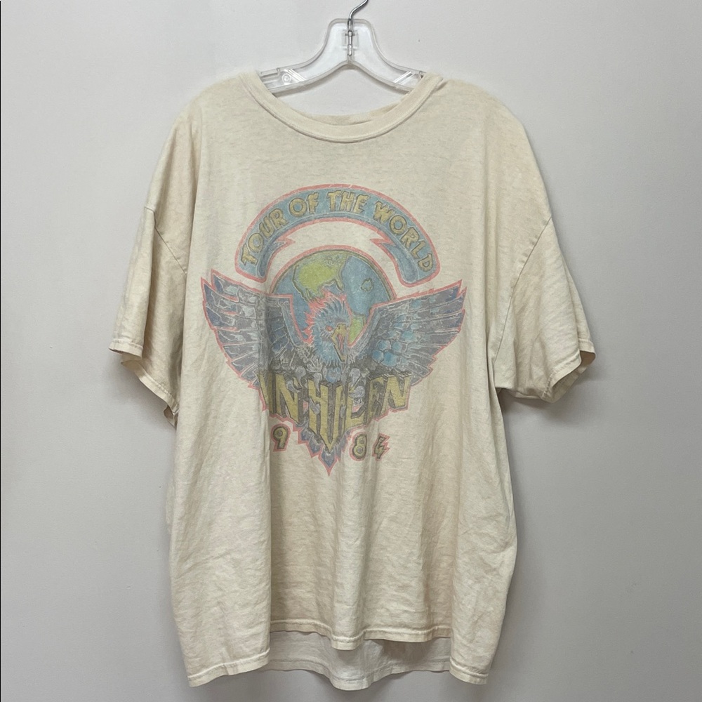 Urban Outfitters light yellow Graphic Tee